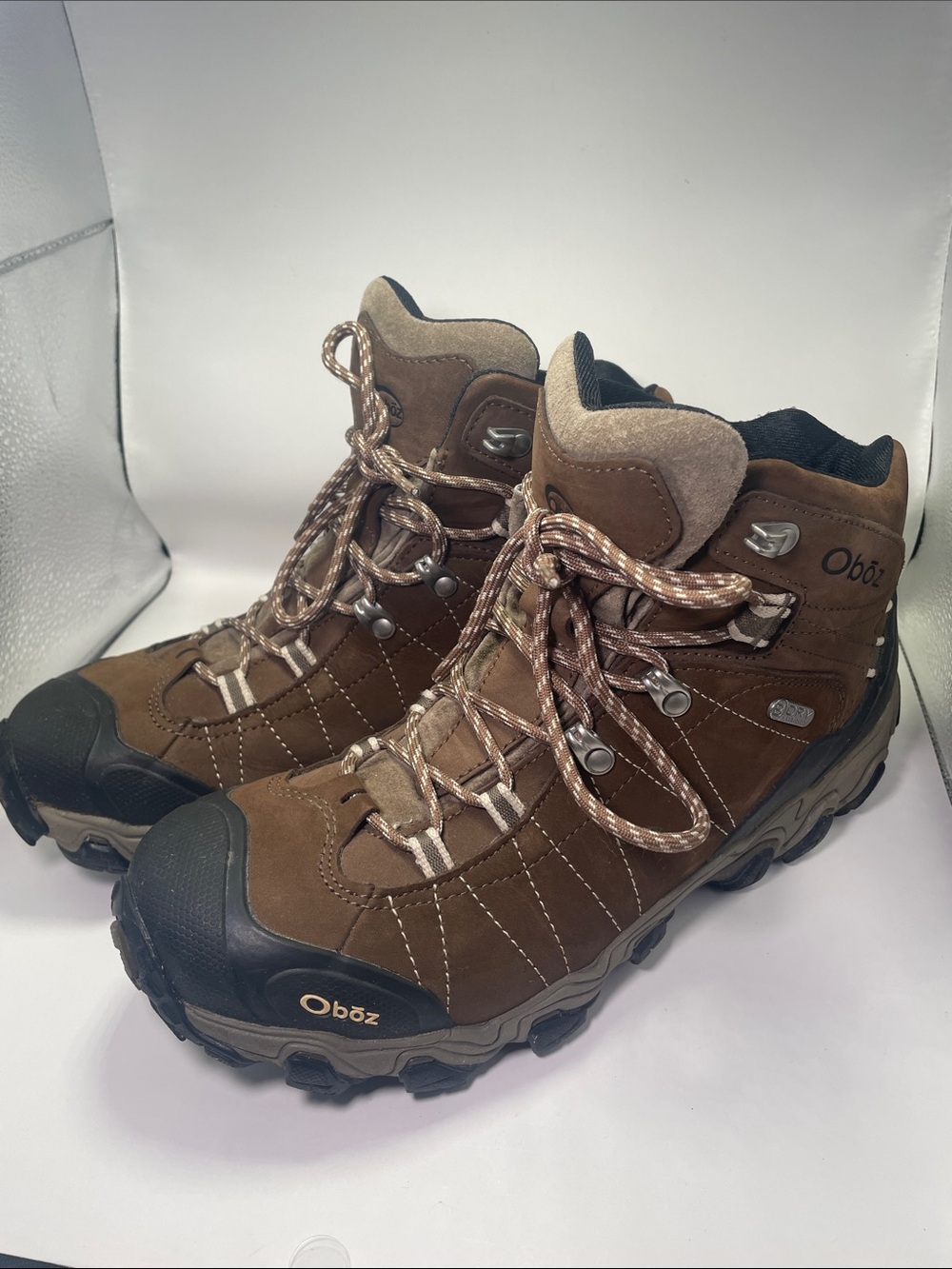 Oboz Bridger Mid B-Dry Hiking Shoes - Brown - 8.5